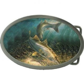Snook Fishes Belt Buckle Clothing