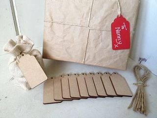 plain gift tags by craft heaven