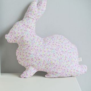 fairford liberty rabbit cushion by little cloud