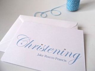 my baby christening invitation by gorgeous creations