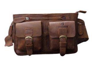 Mens Genuine Leather Fanny Waist Pack Bag Phone Holder Pocket Handbag, Gift Idea Shoes