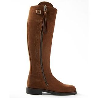 suede spanish riding boots by the spanish boot company