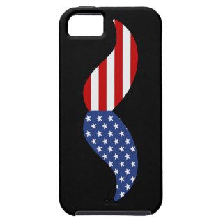 US Flag Stars And Stripes Mustache iPhone 5 Case