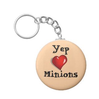 Yep Love Minions Key Chains
