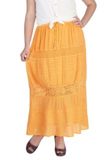 Fresh Squeezed Citrus Skirt in Plus Size  Mod Retro Vintage Skirts