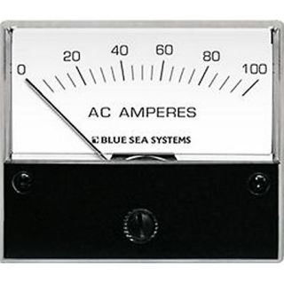 Blue Sea AC Analog Ammeter + Transformer 0 100A 85570
