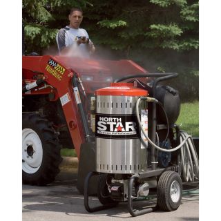 NorthStar Electric Wet Steam & Hot Water Pressure Washer — 2750 PSI, 2.5 GPM, 230 Volt  Electric Hot Water Pressure Washers