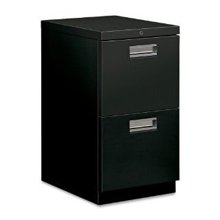 Hon Mobile Pedestal Cabinet, 15 by 19 7/8 by 28 Inch, Black   Storage Cabinets