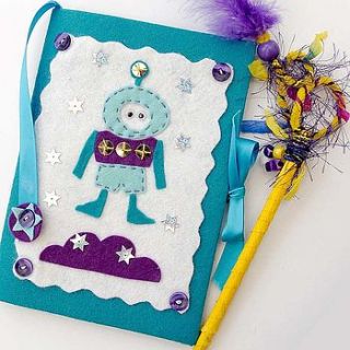 space kid book cover craft kit by edition design shop