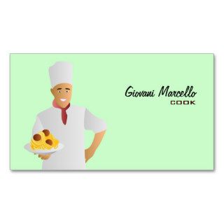 Cook Business Cards  Background color changeable