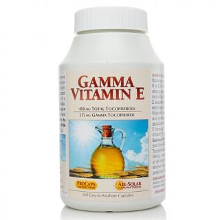 Andrew Lessman Gamma Vitamin E Tocopherol Supplement   360 Caps