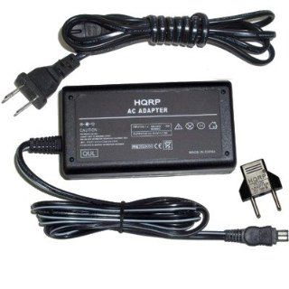 HQRP Replacement AC Adapter / Charger compatible with Sony HandyCam CCD TRV308, CCD TRV318, CCD TRV328, CCD TRV338 Camcorder with USA Cord & Euro Plug Adapter  Camcorder Battery Chargers  Camera & Photo