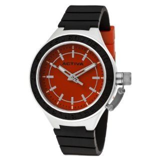 Activa By Invicta Women's AA301 018 Red Dial Black Polyurethane Watch at  Women's Watch store.