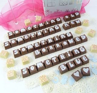 party & wedding chocolate letter messages by chocolate by cocoapod chocolate