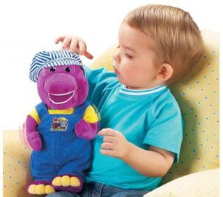 All Aboard Barney Plush Toy —