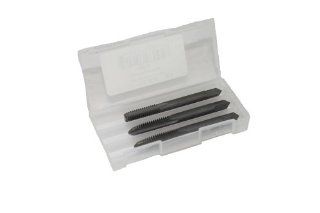Champion 302 4 40 S Carbon Hand Tap Set Taper Bottom Plug, 3 Piece   Tap And Die Sets  