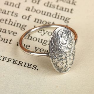 floral ring by faith tavender jewellery