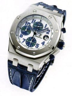 Audemars Piguet Royal Oak Offshore Blue Leather Strap Mens Watch 26170STOOD305CR01 Audemars Piguet Watches