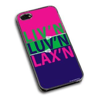 Lacrosse Liv'n Luv'n Lax'n iPhone Case (iPhone 5) Cell Phones & Accessories