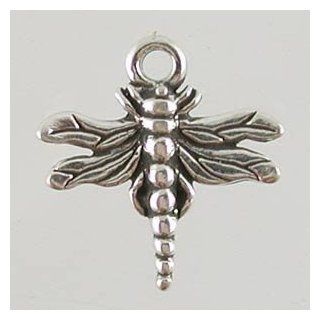 Tiny Dragonfly or Damselfly Charm in Sterling Silver, #2624 Taos Trading Jewelry Jewelry