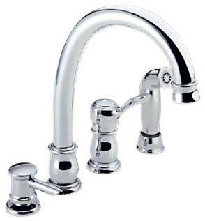 Delta Chrome Kitchen Faucet   Touch On Kitchen Sink Faucets  
