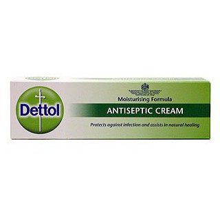 Dettol Antiseptic Cream Treating Cuts , Scrapes, Abrasions, Insect Bites, Minor Burns, Sunburn, Sore Lips, Minor Skin Infections, Chapped Roughened Hands 