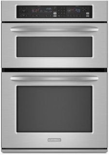 KitchenAid Architect Series II KEMS308SSS 30 Microwave Combination Wall Oven, Convection, Self Cln Kitchen & Dining