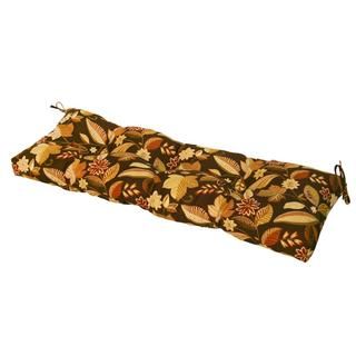 51 inch Outdoor Timberland Floral Bench Cushion Outdoor Cushions & Pillows