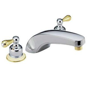 Delta Classic T2710 CBLHP Bathroom Roman Tub Faucets Chrome Polished Brass   Bathroom Sink Faucets  