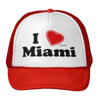 I Love Miami Hats