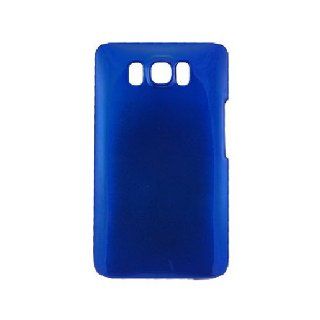 Blue Hard Snap On Cover Case for HTC HD2 T8585 Cell Phones & Accessories