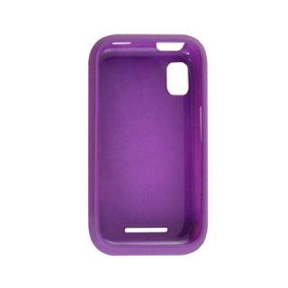 Motorola MB508 Flipside Rubberized Shield Hard Case   Purple Cell Phones & Accessories