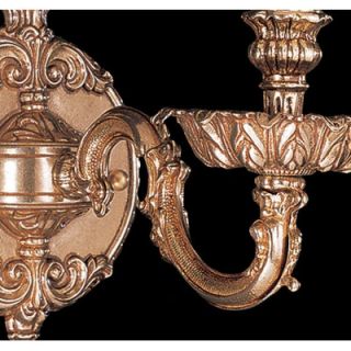 Crystorama Olde World 1 Light Candle Wall Sconce