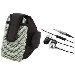 Universal Black Armband with 3.5mm In ear Stereo Headset Eforcity Cases & Holders