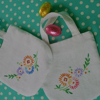 vintage linen child's bag by cinnamon kids