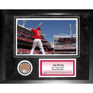 Jay Bruce Reds Dirt Collage by Steiner Sports