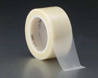 3M Vinyl Tape, Transparent, 2 Inch by 36 Yard   Adhesive Tapes  