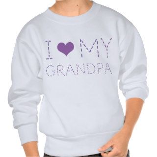 Love Grandpa Stitch   Kids Sweatshirt