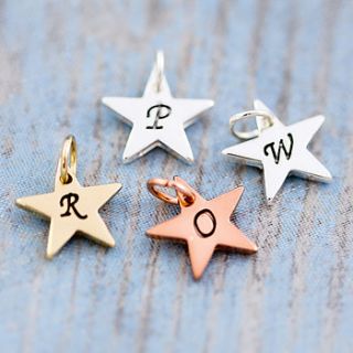 add on j and s jewellery initial charm by j&s jewellery