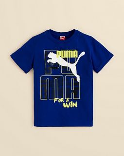 PUMA Boys' For a Win Tee   Sizes 2 7's