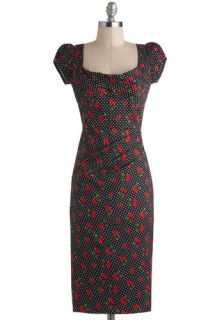 Stop Staring Cerise to the Occasion Dress  Mod Retro Vintage Dresses