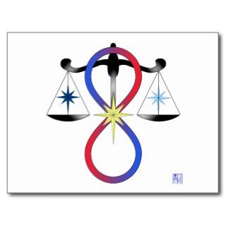 All Gods Universal Power Color   Religious Symbol Post Cards