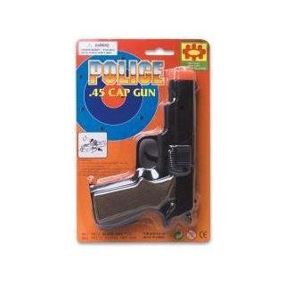 Kids Toy Police .45 Cap Gun Pistol 6.75 inch (1 Dozen) 