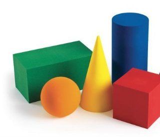 Foam Geometric Shapes  Set of 5 Toys & Games