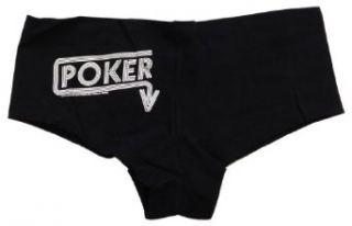 Liquor in Front, Poker in Back Glow In the Dark Stripper Shorts Novelty Boy Shorts Panties Clothing