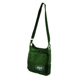 NFL New York Jets Women's Color Sheen Cross Body Purse, Green  Sports Fan Handbags  Clothing