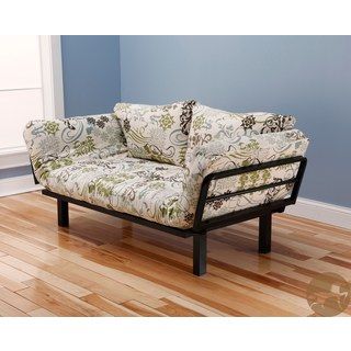 Christopher Knight Home Multi Flex Black Metal Daybed/Lounger with Multi colored Mattress and Pilllows Set Christopher Knight Home Futons
