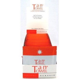 Tan Towel Full Body Classic (50 Pieces) Dsply (Fair To Medium)  Self Tanning Products  Beauty