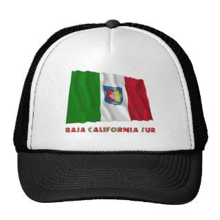 Baja California Sur Waving Unofficial Flag Trucker Hats