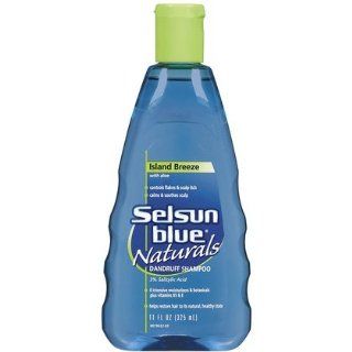 Selsun Blue Naturals Dandruff Shampoo, Island Breeze with Aloe 11 fl oz (325 ml)  Hair Shampoos  Beauty
